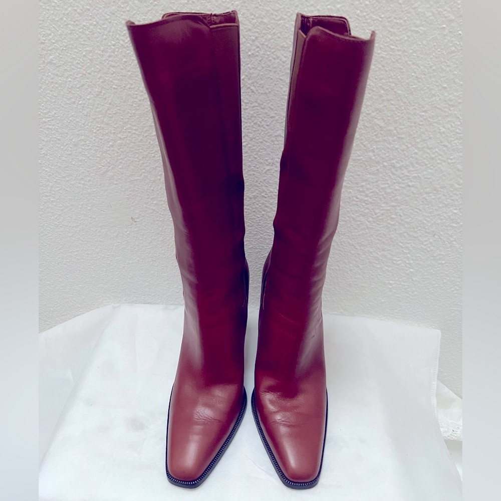 Tod's Brown Knee-high Heeled Boots